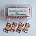 Comfort Bandage Clips (Medium, Brown)
