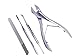 Produktbild BeautyTrack® - Nagelknipser Schneid - Profi Edelstahl Schwerlast 4 Maniküre -Pediküre Set für die Pflege Wartung eingewachsene Dicke Zehennägel - Fingernägel für Männer Frauen - Nagelstudios