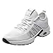 Produktbild SHE.White Herren Luftkissen Laufschuhe Leichte Rutschfeste Fitnessschuhe Atmungsaktiv Mesh Turnschuhe Sportschuhe Bequem Outdoor Trainer Straßenlaufschuhe