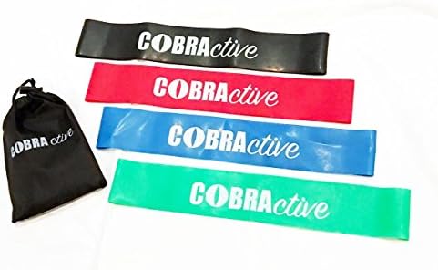 Gym In A Bag - Professional Mini Resistance Band Set With Carry Case. Great For Travel, Yoga, Pilates, Body Conditioning, Toning, Mobility Therapy and Rehab