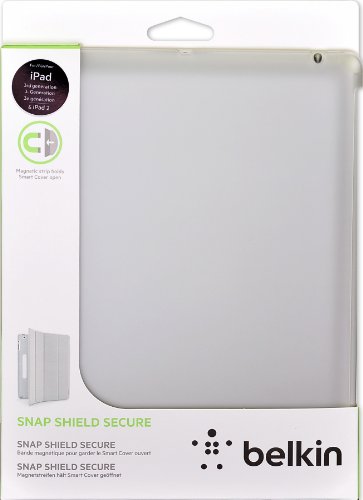 Belkin Snap Shield Secure Schutzhülle (gebürsteter Edelstahlstreifen eingearbeitet, passend für Smart Cover, für iPad 3rd Generation) klar - 2