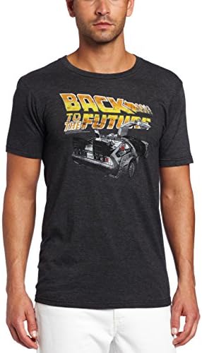 Night spread American Classics Men's Back To The Future Car Soft T-Shirt