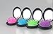 INHDBOX Folding Pocket Brush & Mirror Ladies Travel Hair Pocket Size Handbag