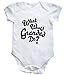 HippoWarehouse WHAT WOULD GRANDAD DO? baby vest boys girls