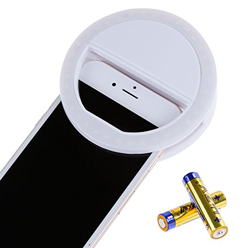 Lictin 36 LED Strahler Flash Selfie, Licht Ring, Kamera Foto Video Licht Selfie fÃ¼r Smartphones und Tablets mit 3 Ebenen Helligkeit