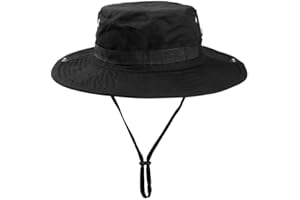 CHINWHI Boonie Hat Sun Protection Round Bucket Hat Tactical Camo for Fishing Camping Hiking Outdoors Sport Men Woman Unisex