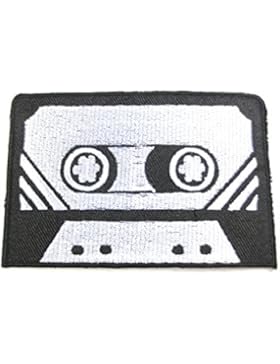 Kassetten Aufnäher Patch Aufbügler Musik 6 cm