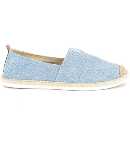 Espadrillas Uomo Con Strappo - Scarpe Tela Leggere E Comode, Slip On Estive Senza Lacci - Foto 7