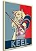 Produktbild Instabuy Poster - Propaganda - Pixel Art - Golden Axe The Duel - Keel Manifesto 70x50
