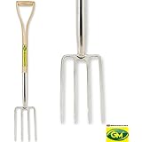 GroundMaster Stainless Steel Handle Tools (28" Garden Fork)