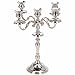Price comparison product image 29cm 5 Arm Polished Aluminium Candelabra 5 Arm Candle Holder Candlesticks Silver Effect