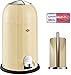 Produktbild Wesco Kickmaster junior 12-Liter Abfallsammler mandel + Küchenrollenhalter mandel + 28 Müllbeutel im Set
