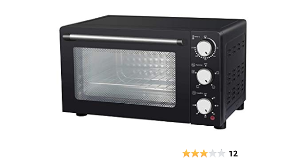 Melchioni, Forno Elettrico DEVIL da 24 LT, Forno elettrico ventilato 1200W  , Multicottura con timer da 60 minuti, Termostato regolabile fino a 230° C  : Amazon.it: Casa e cucina