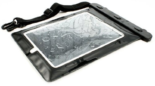 COM-FOUR® Wasserdichte Tasche Hülle für iPad Air 4 3 2 1 Tablet PC Schutzhülle schwarz - 4