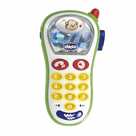 Chicco Téléphone pour Bébé avec Lumières et Sons, Jouet avec Vibration et 10 Sonneries, Cadeau pour Enfants de 6 Mois à 3 Ans