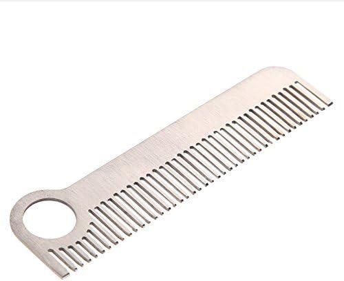 Mini Stainless Steel Pocket Comb Hair/Beard Anti-static Comb for Men