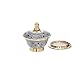 Produktbild NKlaus 2750 Räucherschale Messing bemalt, blau h7,5cm, d8 cm, 200gr