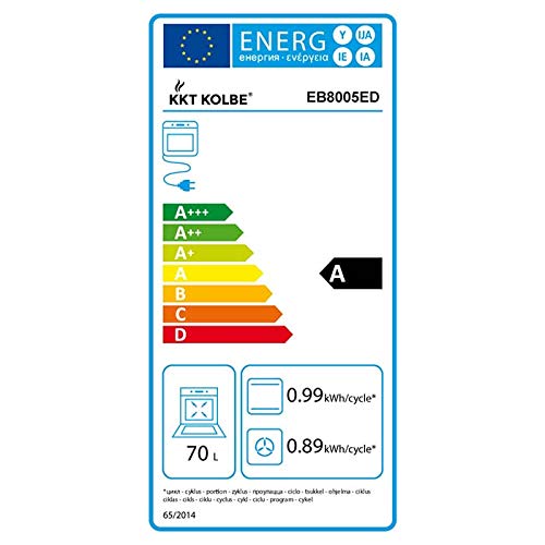 Autarkes Herdset: 60cm Einbau-Backofen EB8005ED + 59cm Induktionskochfeld KF5900IND-ED (Heißluft, Grill-/Bratsystem, Timer, Edelstahl, LED-Display) SET8005KF5900IND-ED - KKT KOLBE – Bild 3