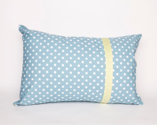 Pillowcase Nicole Blue with White Spots