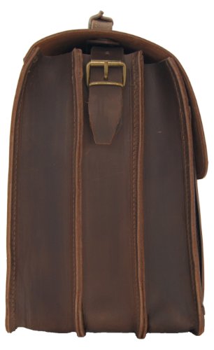 FREIHERR von MALTZAHN Aktentasche DA VINCI 2 aus BIO-Leder, Handmade in Germany, inkl. Lederpflege - 3