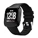 Produktbild Skryo Weich Silikon Gurt Ersatz Band Armband für Fitbit Versa Lite (Schwarz)