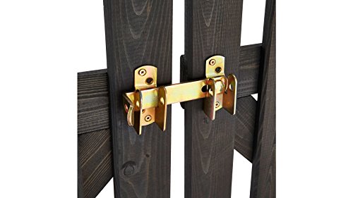 PROMADINO Set: Pergola Ben, mit Tür, anthrazit, B/T/H: 200/65/208 cm - 6