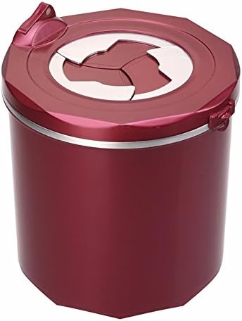 QPSSP Creative Rotary Trash Can, Home Living Room, Desktop Garbage Bin, Office Trash Storage Tank, Car Ashtray,F