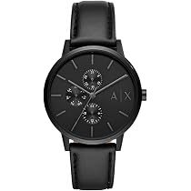 Armani Exchange AX1325 Chronograph Wristwatch – 44mm Black Silicone, Working! A|X Armani Exchange Men main image 4