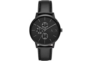 Armani Exchange Watch For Men, Chronograph Movement and 42mm Case Size with Stainless steel, Leather or Silicone strap