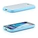 Produktbild Saxonia Samsung Galaxy S4 Mini Hülle Slim Case Silikon Schutzhülle Transparent-Blau