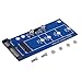 Produktbild fengwen66 M2 NGFF ssd SATA3-SSDs verwandeln den SATA-Adapter Erweiterungskartenadapter SATA in NGFF (Schwarz)