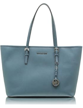 Michael Kors Damen Jet Set Travel Medium Top-Zip Multifunction Schultertasche, Einheitsgröße