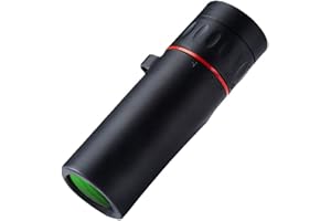 Poo4kark Astronomical Telescope Mini-Monokular-HD-Tragbares Outdoor-Wanderfernglas Für Kinder Geeignet Für Die Im Freien (Black, One Size)