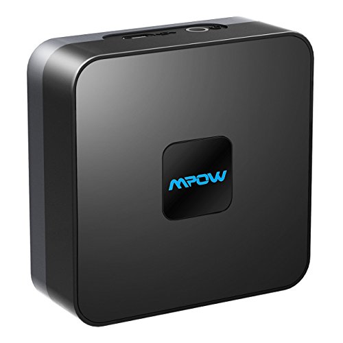 Ricevitore Bluetooth 4.1,Mpow Ricevitore Audio Auto Ricevitore Bluetooth Wireless Adattatore Audio con 3,5 mm Jack/RCA/Aux In per Auto/Altoparlanti/HI-FI Sistemi Stereo/Smartphone e altri Dispositivi[15 Ore di Utilizzo]