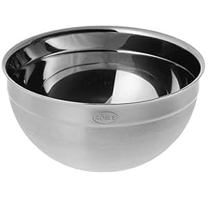 Chromnickelstahl Schüssel 31cm - 5 Liter Mit Bordiertem Rand