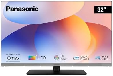 Panasonic TB-32S40AEZC, Serie S40 32 pollici Smart TV LED HD, TiVo, Controllo Vocale Google e Alexa, Game Mode, Media Player, HDR, HDMI, WLAN