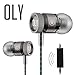 Oly Audio X15 In Ear Headphones with Mic - Gunmetal Grey RS.849.00