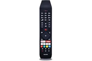 FOXRMT RC43140 Reemplazar Mando Hitachi TV 24HE2000 32HE4000 40HE4000 43HE4000 49HE4000 55HK6500 65HL7000 65HL8000 - No se Requiere configuración Mando TV Hitachi