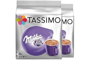 Tassimo Milka, Lot de 2, 2 x 16 T-Discs (16 Portions)