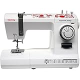 Toyota ECO26C - Máquina de coser, 65 W, 26 programas, color blanco/rojo