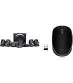 Logitech z906 5.1チャンネルスピーカーセット Refurbished) Logitech Z906 5.1 Channel Speaker System (Black