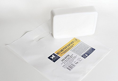 Sheabutter Seifenbasis Rohseife schmelzen und gießen Seifen 1 kg (SLS-frei)