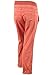 Ex Store Cotton Maternity Pull On Trousers Orange 12