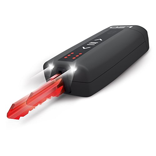 Trekstor LEO Smartkey vollautomatischer Schl  sselbund f  r bis zu 6 Schl  ssel  anthrazit