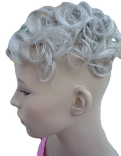 SCRUNCHIE HAIR EXTENSION CURLY UP DO (27 Silver Grey Mix)