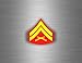 Produktbild Selbstklebend Sticker Tuning usms Grade Armee USA-Corporal