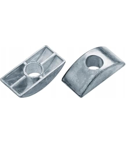 cyclingcolors 2 x bed rechthoekige moeren 3 gaten M8 x 150 stalen meubelverbinders bed connector meubels corpusverbinder halve maan moeren
