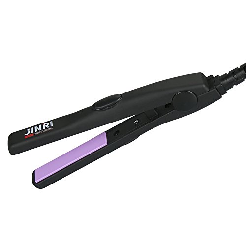 MHD Professional Reisegröße 0,5 inch Mini Bügeleisen Turmalin Keramik Schwarz Haar Glätteisen - 3