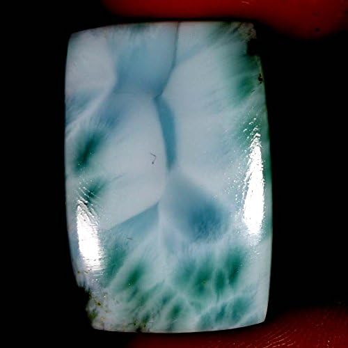 32.00Cts100% NATURAL SKY BLUE LARIMAR CUSHION CABOCHON DOMINICAN REPUBLIC GEMSTONE