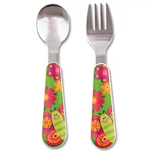 Stephen Joseph Silverware - Butterfly (Multi Color)